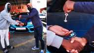 "Content, my brother": Man has SA laughing, gifts himself 'phoney' BMW & keys