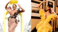 Mihlali Ndamase's Durban July dress receives harsh criticism, Mzansi discusses her interpretation of "Out of This World"