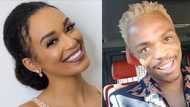 Life of the party: Pearl Thusi shows love to her friend Somizi