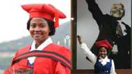 Great Scott: Stunning South African lady celebrates getting her doctorate in law