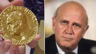 FW De Klerk's Nobel Peace Prize allegedly stolen worth about R17 million, Mzansi unfazed