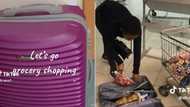 TikTok video of Walter Sisulu University student using suitcase for Pick 'N Pay shopping blows people’s minds