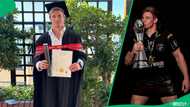 "Future Springbok": Sharks rugby player James Venter graduates with law degree, SA impressed