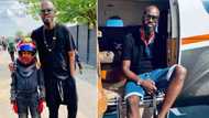 Black Coffee and Anesu spend some quality father-son time together