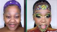 Mzansi applauds woman for Springboks-inspired makeup that wows in TikTok video