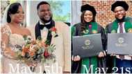 Black couple marries in beautiful wedding and graduates together from med school in same week, photos stir reactions