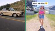 Cape Town woman's vintage Toyota ride takes TikTok by storm: "A lady with good taste"
