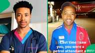 "You're a motivation": Man shares his path from pumping petrol to practising medicine, SA inspired