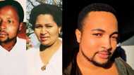 The parents vs their creation trends as SA shares amazing family pics