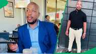 "December boss": SA cracks jokes over man counting his massive savings shirtless