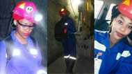 "I cried the 1st day": Female mine worker shares inspirational post