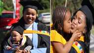 Gorgeous Mzansi mommy graduates snapped with their little ones, netizens go wild