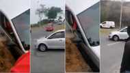 Haibo: Video of reckless driver spinning car into a ditch has Mzansi speechless