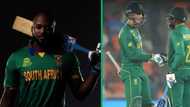 South Africa gives Andile Phehlukwayo flowers after Proteas beat Afghanistan