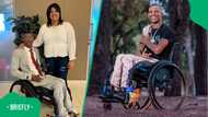 "Living out her vows": Wife helping bodybuilding husband in wheelchair enjoy beach impresses South Africans