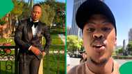 "Please come fetch me": SA man flexes apartment in China, Mzansi shows love