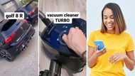 "Blowing hot air": Man shows how to fake owning a Golf 8R using turbo vacuum
