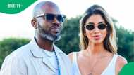 Black Coffee's model girlfriend Victoria Gonzalez shows off cute matching phone wallpapers