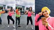 Lady and car guard show off dance moves in parking lot: “I wish we could be happy like this”