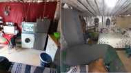 Man's 4 pics of home has Facebook user turning into interior designers, "Try to declutter"