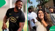 Siya Kolisi puts divorce issues behind him, spends quality time with friends in Peru