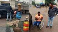 Couple buy physically challenged man a new wheelchair; give him more cash to look fresh