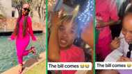 Friends' fun night turns serious when bill arrives in hilarious TikTok video, Mzansi amused