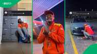 "It's coming your way": Petrol attendant manifests R1 million luxury German car, Mzansi react