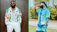 Davido shares pics from his Cape Town trip, fans can't get enough of his drip: "The outfit is hot"