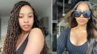 'The Queen' star Cindy Mahlangu posts rare pic of her adorable bundle of joy with Bongani Zungu, Mzansi in awe