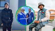 Nandi Madida, Lady Du, Sjava and other stars react to cute pictures of Kabza De Small and his mother at church