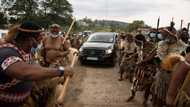 King Goodwill Zwelithini's body greeted with ceremony as it arrives at Palace