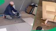 Man pulls off backroom renovations, South Africans impressed by big change in TikTok video