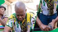 ANC members hand-washing laundry in video angers South Africa