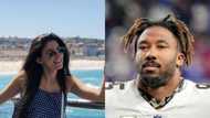 Is Myles Garrett's wife Serra Tumay, or are they still dating?