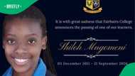Fairbairn College heartbroken after young learner Shiloh Mngomeni dies suddenly