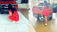 Eish: Girl flexes her new whip on Twitter, gets hijacked on same day