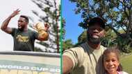 Siya Kolisi’s dancing embarrasses daughter at the Alps in viral video, netizens in stitches