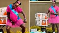 Proud dad to be: Sekhukhune United's Linda Mntambo throws cute nappy shower for baby Khanya