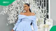 Thobeka Majozi shows off face without make-up, Mzansi in awe: "She's gorgeous"