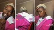 Lady who bleached hair 5 times shows off burned patches on head in video, SA peeps left stressed and amused