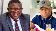 'Ungenaphi?': Sportscaster Robert Marawa serves Fikile Mbalula fiery clap back over SABC jab