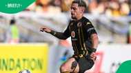 Kaizer Chiefs star defender Aden McCarthy shows off his R1 million VW-R