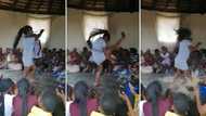 Lady breaks African traditional beer pot while performing Zulu dance in viral video, SA shares funny reactions