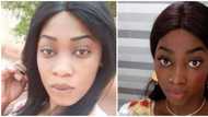 "She looks more beautiful": Reactions as lady stops bleaching skin, goes back to original ebony colour