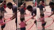 Cute video of dedicated father helping his little daughter hula-hoop spreads warm feels on social media