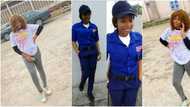 Lady who worked as security officer & graduated from varsity wins as she lands internship job at big firm