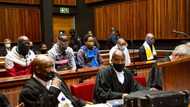 Police officer Mlungisi Mthethwa gives his account in court in the Senzo Meyiwa trial