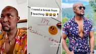 Hunky South African male teacher had Mzansi laughing when he wrote "academic side-eye" on low scoring test