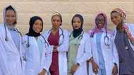 All girls squad: Beautiful lady and friends become doctors same day